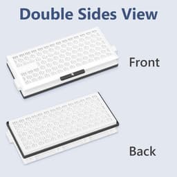 2 Packs HEPA Filter - Vervangingsfilters - Stofzuiger onderdelen - Vervangbaar - vervangende onderdelen - geschikt voor Miele GN Hycean 3D stofzuigers S8340/C2/C3/S6 — thumbnail 2