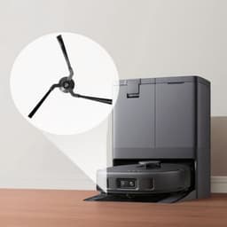 PromoHome 6-delige set zijborstels voor robotstofzuigers - Zachte siliconen borstels met reinigingshulp — thumbnail 5