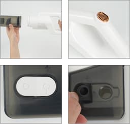 Draadloze Handstofzuiger Met 7000 Pa Zuigkracht – 210 ml Watertank En 2600 mAh Accu – Ergonomisch En Lichtgewicht – USB-C En Nat Dweilen En Stofzuigen – Voor Hardhouten Vloeren, Tegels En Tapijt — thumbnail 5