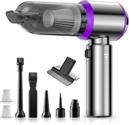Draadloze 3-in-1 Stofzuiger En Bladblazer – Maximaal 16000 Pa – 6000 mAh En 30 Minuten Gebruiksduur – 3 Zuigstanden En Lichtgewicht – Grijs, 21x20 cm — thumbnail 2