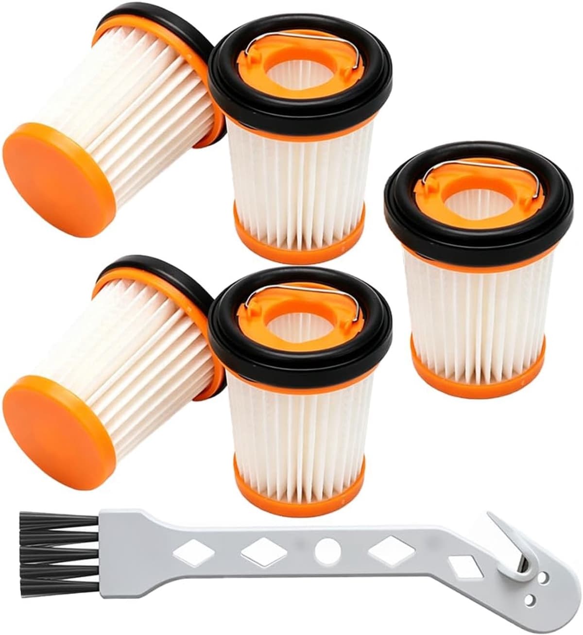 6 stuks - Stofzuigerfilters - Filter Replacement - Filters - Geschikt voor Shark W1 WV200 WV201 WV205 WV220 Draadloze Stofzuiger — afbeelding 1