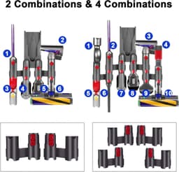 Accessoirehouder en Docking Station voor Dyson Stofzuiger — thumbnail 3