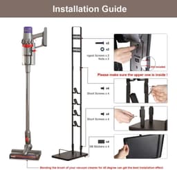 Stabiele Stofzuigerhouder voor Dyson V15 V11 V10 V8 V7 V6 - Metalen Opbergbeugel — thumbnail 5