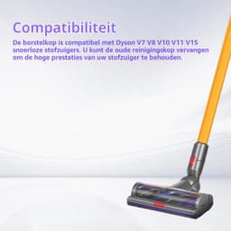 Stofzuigermondstuk - Voor Dyson V7 V8 V10 V11 V15 - ABS-kunststof — thumbnail 4