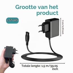 Oplaadkabel 5,5 V - 5 meter - voor raamzuigers — thumbnail 2