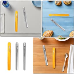 Metaal Kruimelveger - Kruimelreiniger Tafel - Tafels Schoonmaken - Met Pocket Clip - 15 cm - Diverse kleuren — thumbnail 4