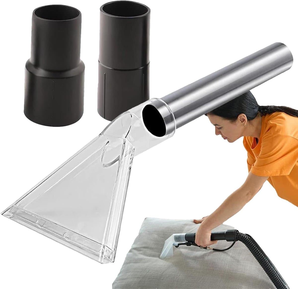 Afzuigapparaat - Tapijtreiniger Extractie - Auto Detailen - Hoge Transparantie - 40 mm - Transparant — afbeelding 1