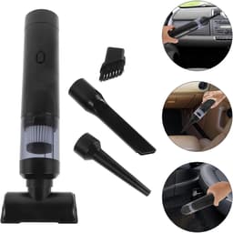 Draagbare Kruimeldief - Snoerloze Stofzuiger - Auto en Huis - Krachtige Zuigkracht - 27 cm - Zwart — thumbnail 4