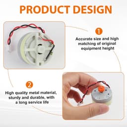 Dailygoods- Lidar Motor - Vervangend Onderdeel - Compatibel met S5/S5 Max/S6 Pure/S6 MaxV/S60/S65/S50 - Hoogwaardig Metaal - Nauwkeurige Navigatie - Eenvoudige Montage - Robotstofzuiger — thumbnail 5