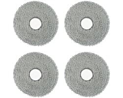 Dailygoods- Dweilpads 4 Stuks - Vervangende Dweildoeken - Geschikt voor Dreame X50/X40/X30/L10s Pro - Microvezel - Hoogwaardige Kwaliteit