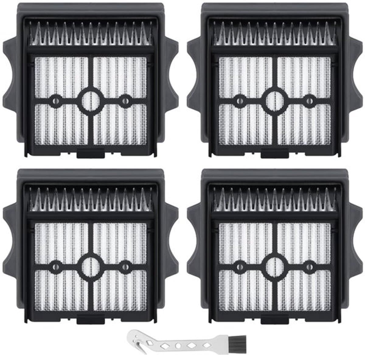 HEPA Filters 4 Pack - Vervanging voor Tineco Floor One S6/S7/S9/S5 - Duurzaam - Milieuvriendelijk - Zeer efficiënte filter - Compatibel met meerdere modellen - Stofzuigerfilters — afbeelding 1