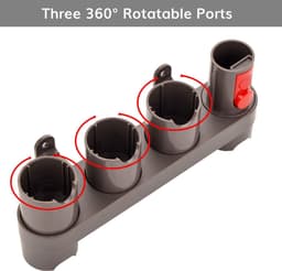 Wandaccessoirehouder voor Dyson V11 V10 V8 V7 stofzuiger (10 opbergvakken, 2 stuks) — thumbnail 4
