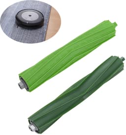 2 stuks Hoofd borstel - Rubber hoofdborstelset - Accessoires Geschikt voor veegrobots - 18.5cm - Compatibel met de accessoires van de irobot Roomba stofzuiger i3/i3+/i4/i7/i7+/E5/E6/E7 — thumbnail 1
