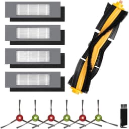 TOVBMUP Robotstofzuiger-accessoireset - 12-delige set - Geschikt voor Ecovacs Deebot N8/ N8+/ N8 Pro/ N8 Pro+/ N7, T8/ T8+/ T8 AIVI/ T8 AIVI+/ T8 MAX, T9/ T9+ en Ozmo 950/920 - 1 hoofdborstel, 4 filters, 6 zijborstels — thumbnail 2