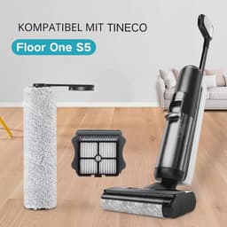 Vervangende borstelrollen en stofzuigerfilters Geschikt voor de Tineco Floor One S5 / Floor One S5 PRO 2 draadloze nat- en droogstofzuiger (S5) (2 borstelrollen + 2 HEPA-filters) — thumbnail 2