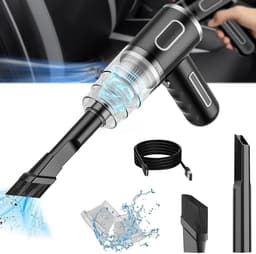 REDOM Draadloze Handstofzuiger 29000Pa met Dubbele Motor Krachtige Zuigkracht voor Auto en Thuis — thumbnail 3