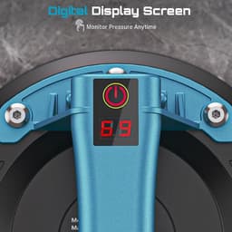 Elektrische Vacuüm Zuignappen voor Glas - Set van 2, 200 mm, LCD-Display, Max. Belastbaarheid 270 kg — thumbnail 3