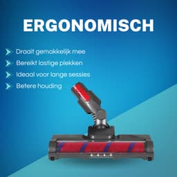 ZENC® Zuigmond met LED Geschikt voor Dyson V15, V11, V10, V8 & V7 Steelstofzuiger - Borstel - Vloerborstel - Stofzuigermond - Opzetstuk - Parketborstel - Mondstuk - Stofzuiger - Stofzuigeraccessoires - Grijs — thumbnail 3