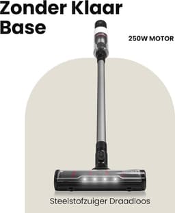 Krachtige Draadloze Stofzuiger met 250W Motor, 23000 Pa Zuigkracht, HEPA Filter en Slimme Sensor — thumbnail 4