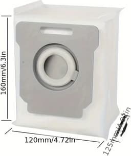 stofzuiger accessoireset XXXL geschikt voor iRobot i3, i3+, i7, i7+, i4, i6, i6+, i8, i8+, E5, E6, E7, (niet j7 , j7+), borstelaccessoires geschikt voor iRobot Roomba, 2 sets rubberen borstels,8 filters, 8 zijborstels, 6 Stofzuigerzakken — thumbnail 5