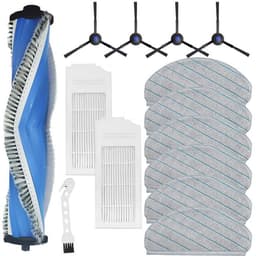 Reserveonderdelenset Geschikt voor Ecovacs Deebot N20 / N20 Pro Plus – roterende borstel, 2 HEPA-filters, 4 zijborstels, 6 dweildoeken — thumbnail 1