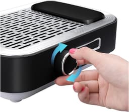 Nagelstofzuiger - Nagelstof collector - Nagels schoonmaken - Krachtige zuigkracht - 80W - Zwart — thumbnail 4