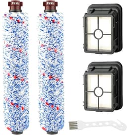 Vervangingsonderdelen: 2 multifunctionele rolborstels + 2 filters, Geschikt voor BISSELL Crosswave series 17132 en 2225N. — thumbnail 1
