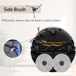 Accessoireset voor robotstofzuiger, compatibel met Dreame X50/L50-serie, met HEPA-filters en wasbare dweilpads — thumbnail 3