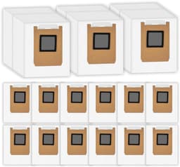 15-delige set Geschikt voor eufy E28 stofzakken, accessoires Geschikt voor de E25/E20 robotstofzuiger, stofopvangzakken met non-woven filter — thumbnail 2