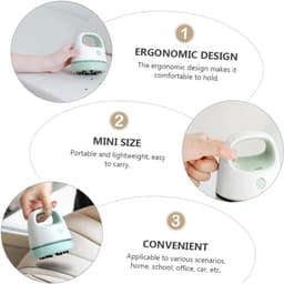 Desktop Stofzuiger - Mini Stofzuiger - Bureau Schoonmaken - Draadloos USB Opladen - 9.9 x 8.6 cm - Groen — thumbnail 5