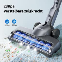 Draadloze steelstofzuiger - Lichtgewicht model - Huis snel schoonmaken - Krachtige zuigkracht 23kPa - 35 min looptijd - Blauw — thumbnail 5