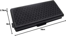 2 stuks - stofzuigerfilters (HEPA-filters) - Geschikt voor SF-AH 50 - Geschikt voor Miele S4 S5-serie, S5780 Cat and Dog 5000, S8330, S6240, S6240-S6760-serie — thumbnail 2