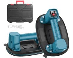 Elektrische Zuignap - Hefhulp - Zware Lasten Verplaatsen - Automatische Drukcompensatie - 25 x 18 cm