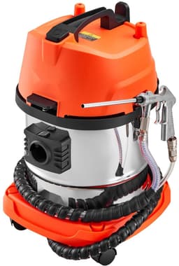 Walnootstraalunit - Mobiele zandstraalmachine - 13 L Reservoir - 1200 W - Ontkolen inlaatspruitstukken en kleppen - Incl. 2,5 kg walnootschil straalmiddel - 23 adapters — thumbnail 5