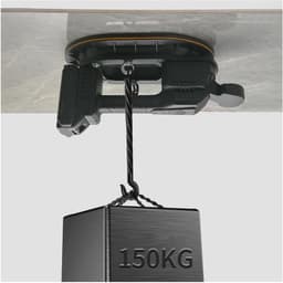 Elektrische Vacuümzuignap - Glazen Tilhulp - Materiaal Verplaatsen - Automatisch Zuigsysteem - 150 kg draagvermogen - Zwart — thumbnail 2