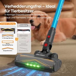 Draadloze Steelstofzuiger Paars - Krachtige Zonder Kabel — thumbnail 4