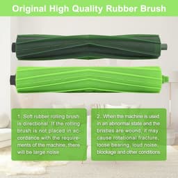 Accessoirekit - geschikt voor iRobot Roomba I7+/I3+/I5+/I6+/J7+/J8+/E5 E6 E7 - 2 rubberen borstels + 6 zijborstels + 6 filters + 6 stofzakken + 1 schroevendraaier + 1 kleine gele borstel - 22 stuks — thumbnail 2
