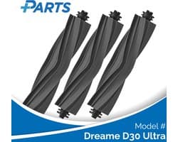 Dreame D30 Ultra Borstels (3 Stuks, Plus.Parts® alternatief voor RMSRB0)