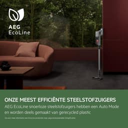 Draadloze Steelstofzuiger - Handstofzuiger Kruimeldief - Vloeren Reinigen - Lichtgewicht Recycled Materiaal - 22kg 50 Min - Matzwart — thumbnail 3