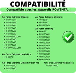 36V-oplader ter vervanging van RS-RH5275 Compatibel met Rowenta Air Force Extreme Silence/Vision Pro/Serenity-stofzuiger Phonillico® — thumbnail 5