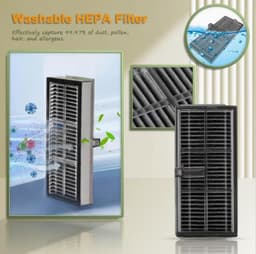 Voor Dreame X40 Ultra/L40 Ultra/X40 Master Robotstofzuiger & Dweil Vervangingsonderdelen Kit - Compleet Accessoireset met -Klitten Borstel, HEPA Filter, Stofzak, Dweilpad & Zijborstel - Compatibel met Robotstofzuigers — thumbnail 5