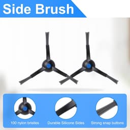 Accessoireset gescht voor Ecovacs Deebot X5 Omni/X5 Pro robotstofzuiger met 1 rolborstel, 2 HEPA-filters, 6 dweilen, 4 stofzakken, 6 zijborstels, 1 reinigingsborstel, reserveonderdelen voor veegmachines — thumbnail 5