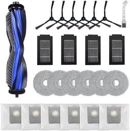 Accessoires gescht voor Ecovacs Deebot T50 Pro Omni / T50 Omni / T50 Max /T50 Pro stofzuiger, reserveonderdelen, accessoireset 1 hoofdborstel, 4 filters, 6 reinigingsdoeken, 6 stofzakken, 6 — thumbnail 1