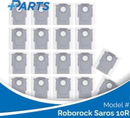 Roborock Saros 10R Stofzakken (18 Stuks, Plus.Parts® alternatief voor 8.02.0239) — thumbnail 1