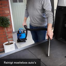 Klarven® Bouwstofzuiger Blauw - Zonder Zak - Droog En Nat Zuigen - 3 Wisselfilters, 20 Liter Reservoir - Cartridge-, Fijnstof- En Natfilter — thumbnail 4
