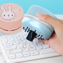Mini Bureau Cleaner - Tafel Opruimer - Bureau Schoonmaken - Hoge Zuigkracht - 82x58mm - Wit — thumbnail 2
