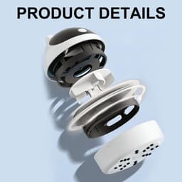 Tafelstofzuiger USB-C Oplaadbaar - Handstofzuiger Wit - Sterke Zuigkracht - Ideaal Voor Kruimels Op Bureaus - ShopVlot — thumbnail 5