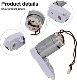 Vervanging Hoofdrol Borstelmotor - Robotstofzuiger Motor Onderdeel - Stofzuiger Onderhoud - Metalen Constructie - 130 Grams - Zwart Zilver — thumbnail 4