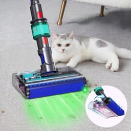 Draaiende Turbo Borstel met LED Verlichting en Absorberende Rol — thumbnail 2