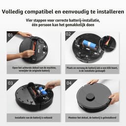 Stofzuigeraccu - 14,4 V - 6400 mAh - voor Eufy RoboVac X8 — thumbnail 4